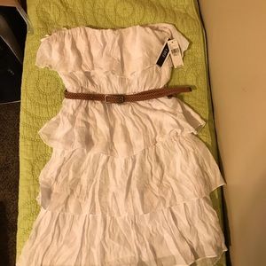 Strapless summer dress